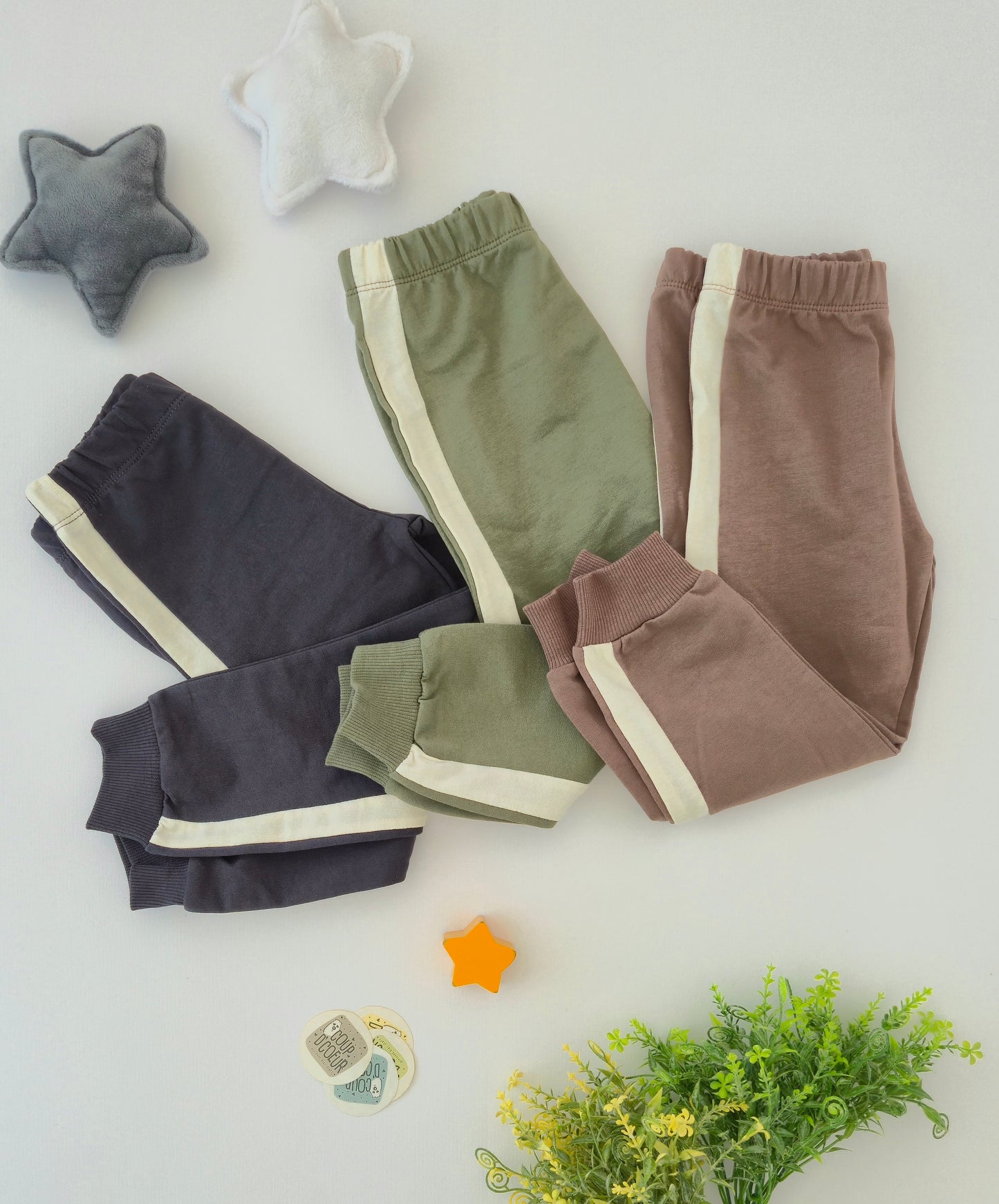 Cotton Pant With Stripes