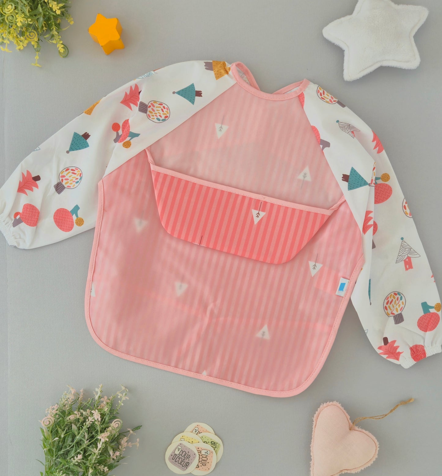 Pink bib