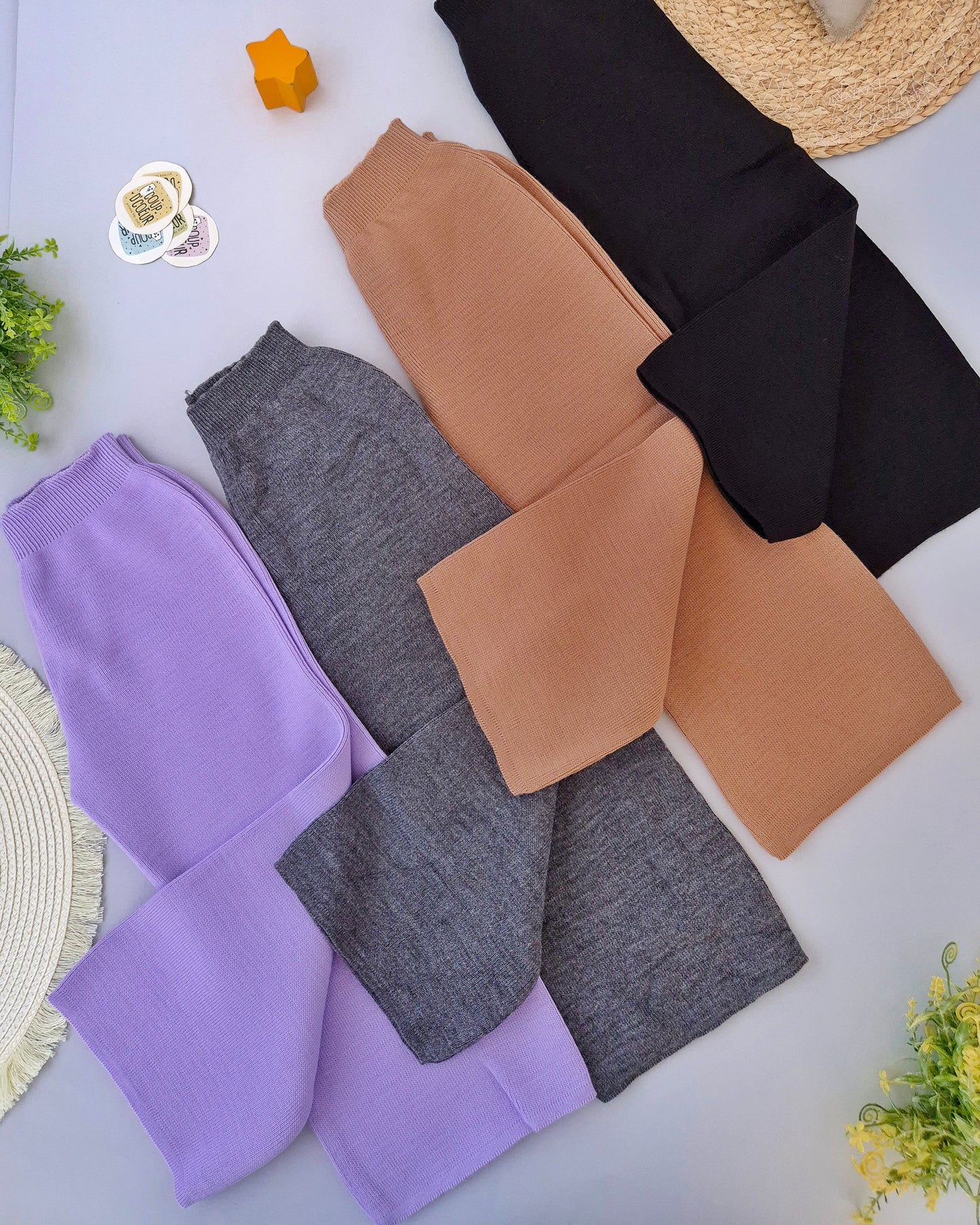 Lounge Wide Leg Knit Pants