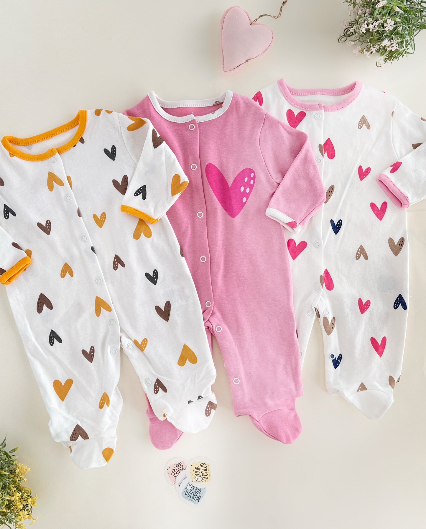 Hearty Heart Overall- Cotton