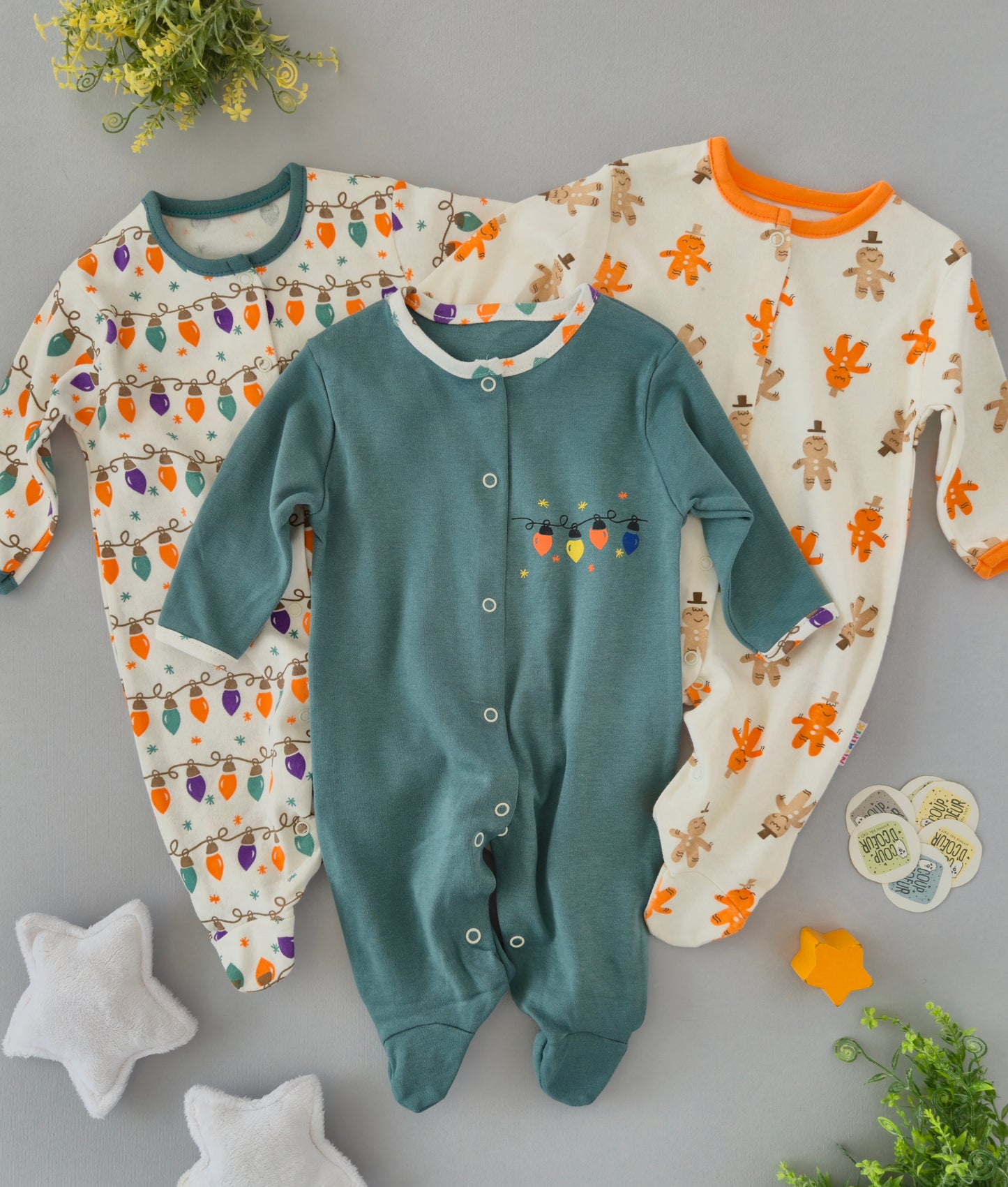 Lights Overall- cotton closed legs