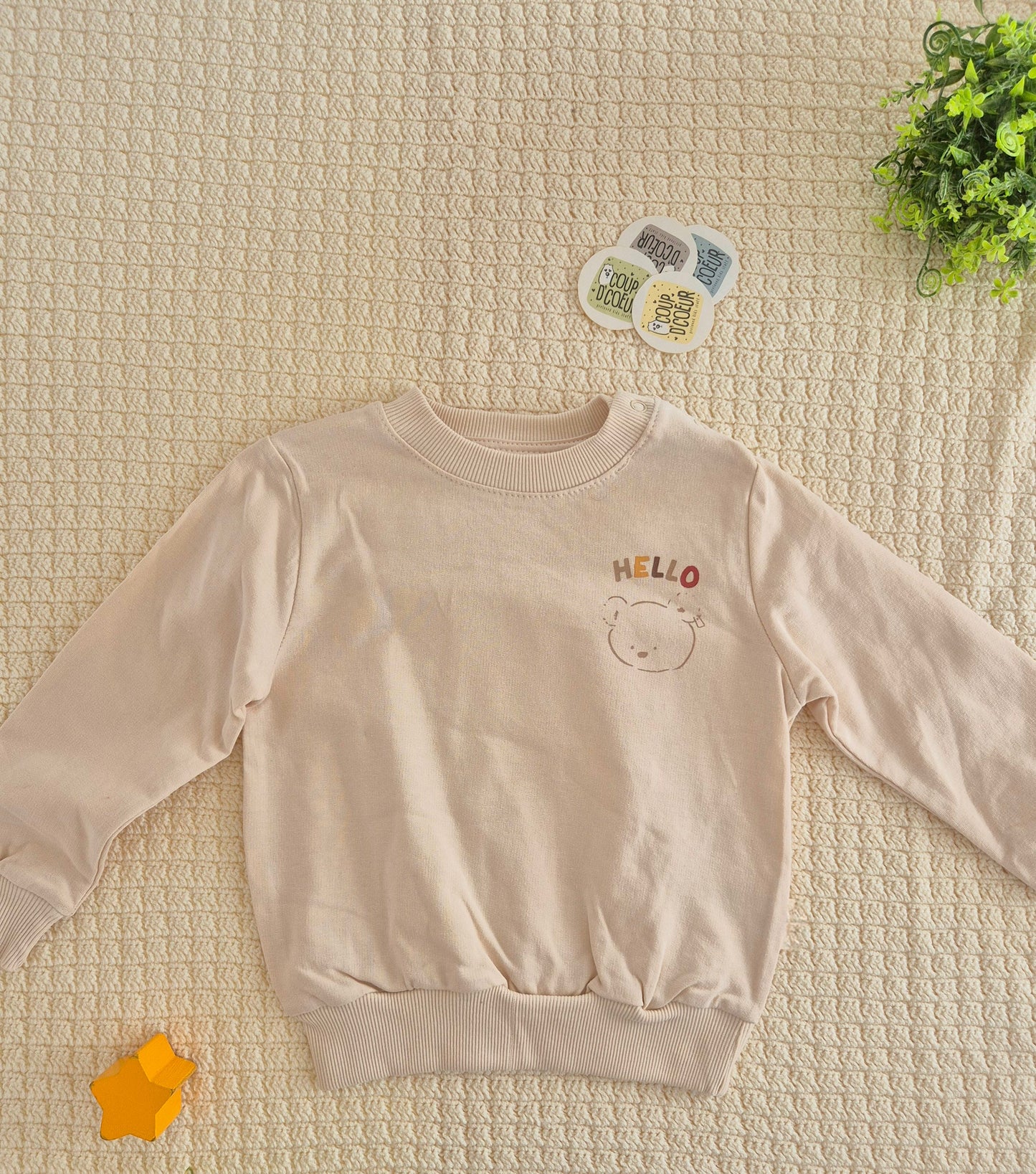 Hello Sweater-Cotton