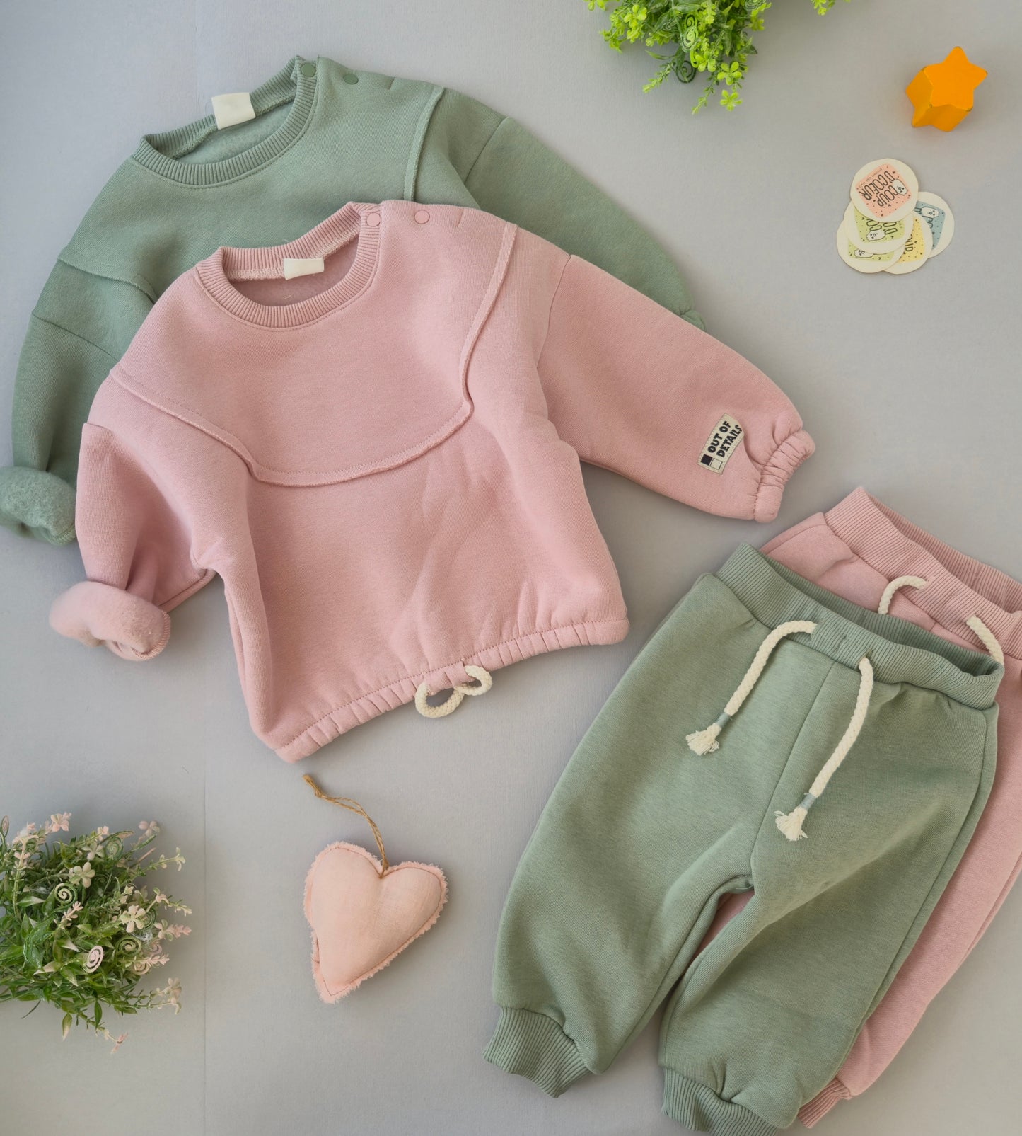 Smile Baby Set- Fleece Inside