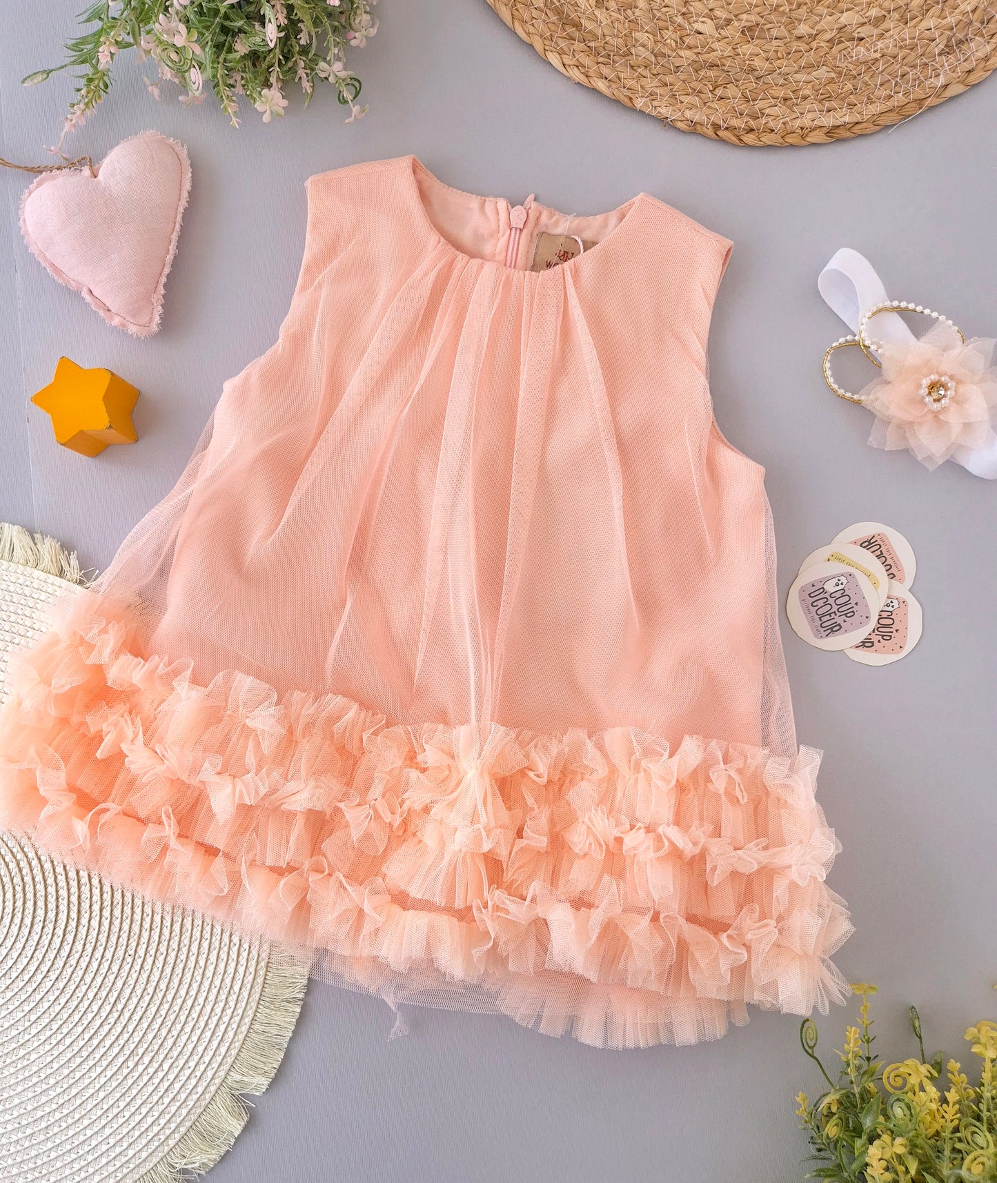 Dreamy Peach Dress