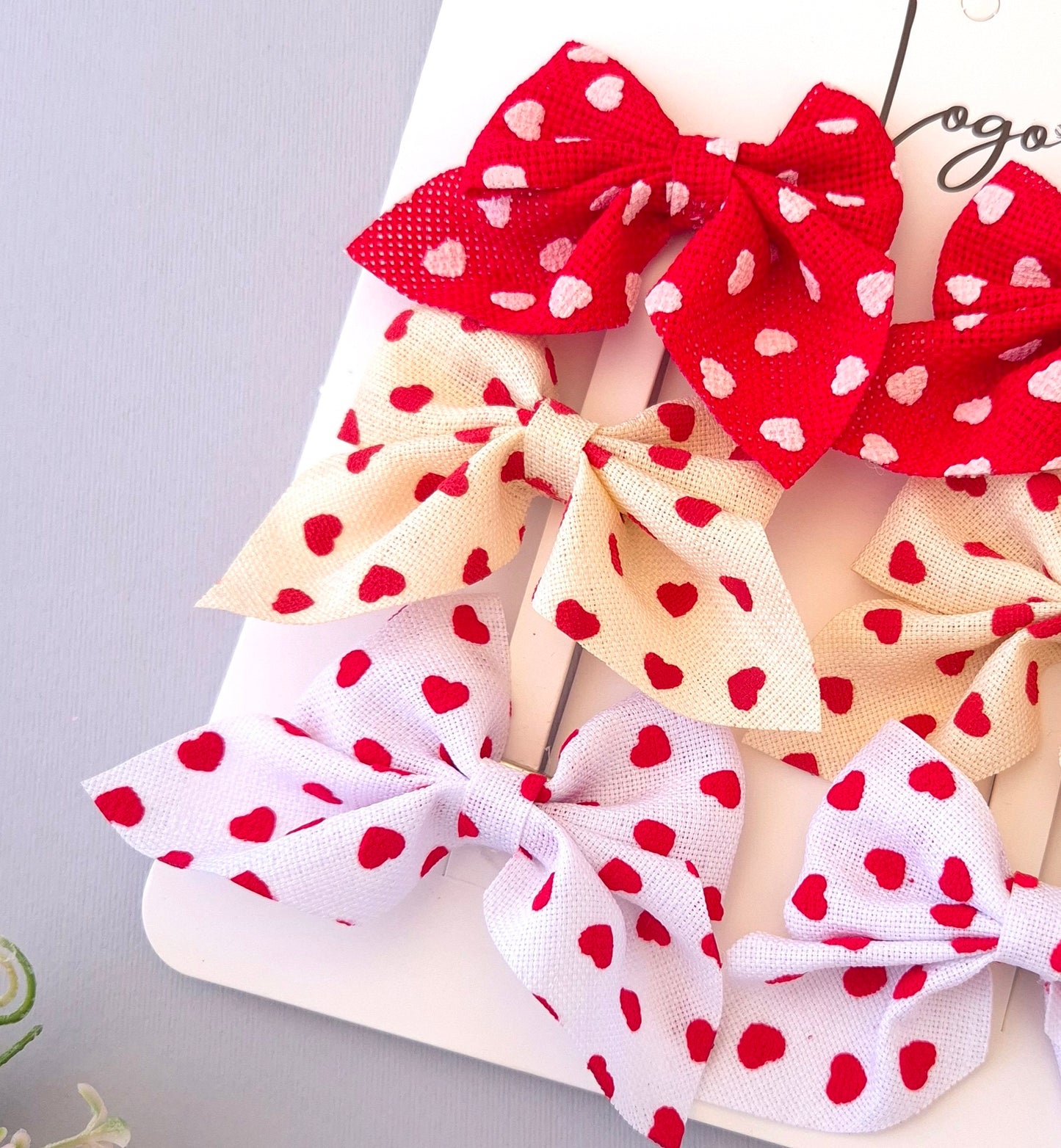 Hearts hair clip- price per 1 piece