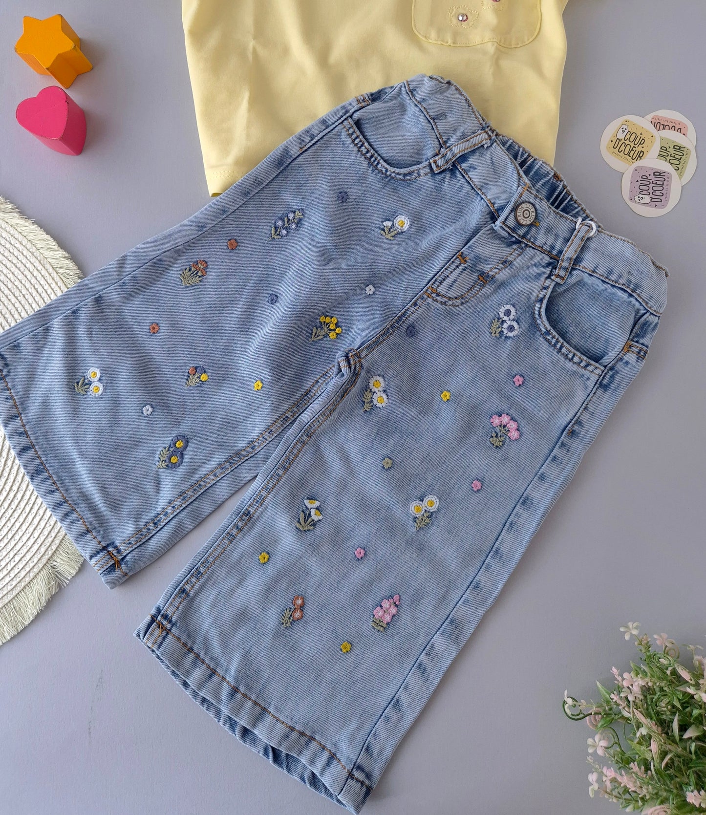 Wildflower Cropped Jeans