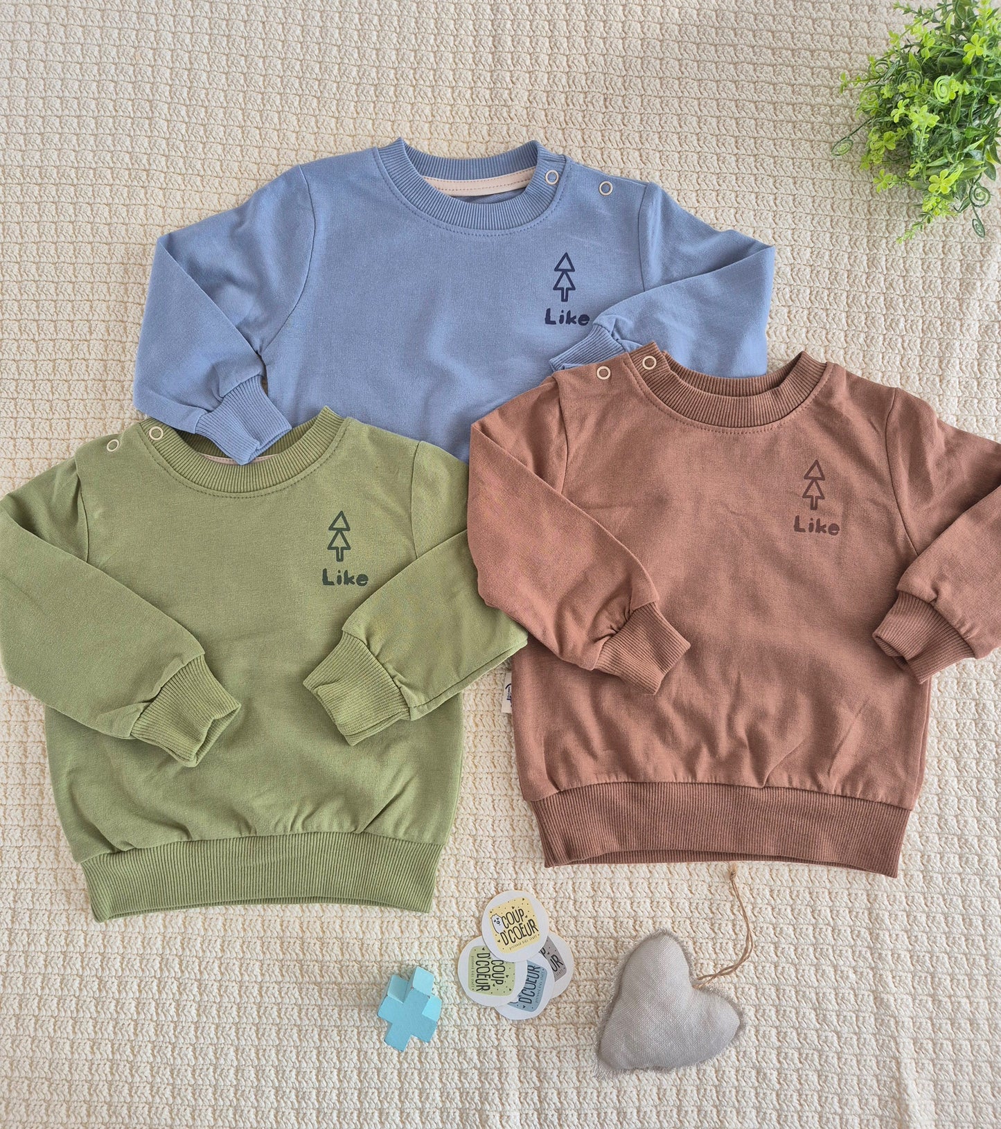 Wild like a forest sweater-cotton