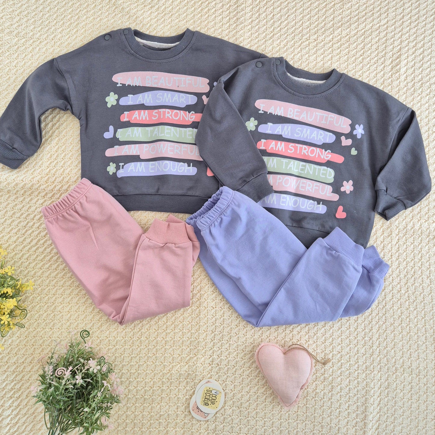 I Am Set- Cotton(small sizes)
