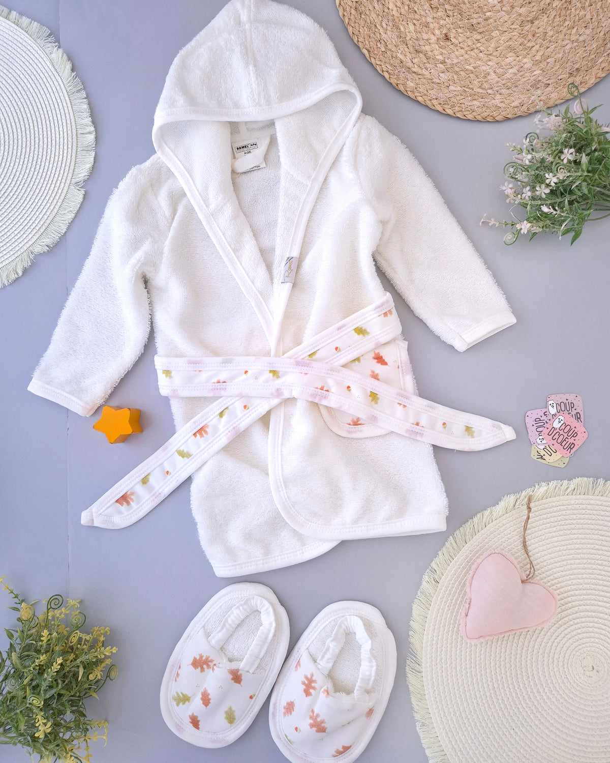 Bathrobe With Slipper