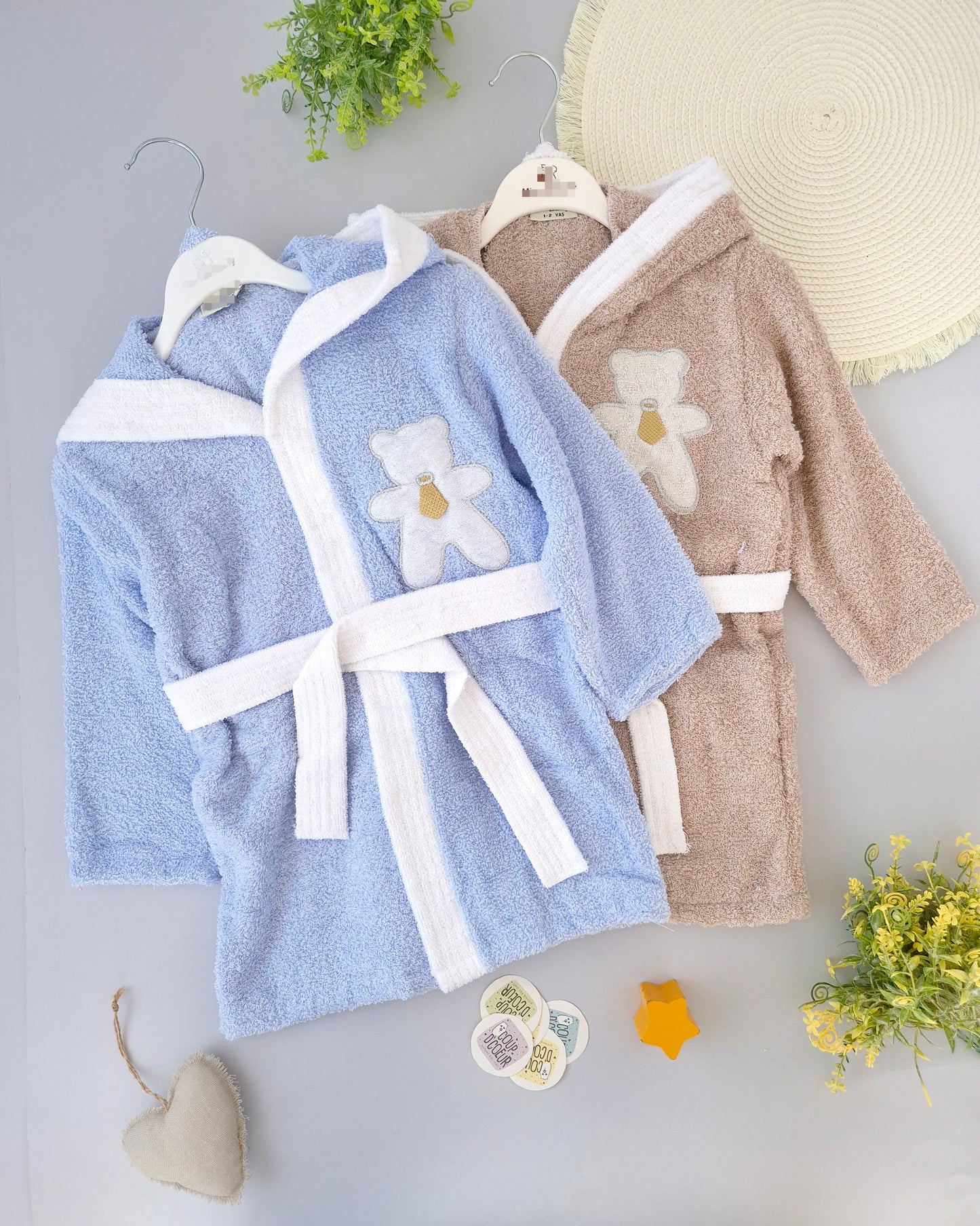 Little Bear Hooded Bathrobe