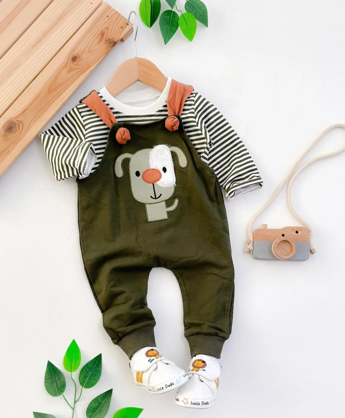 Dog Jumpsuit Cotton- (top + jumpsuit)