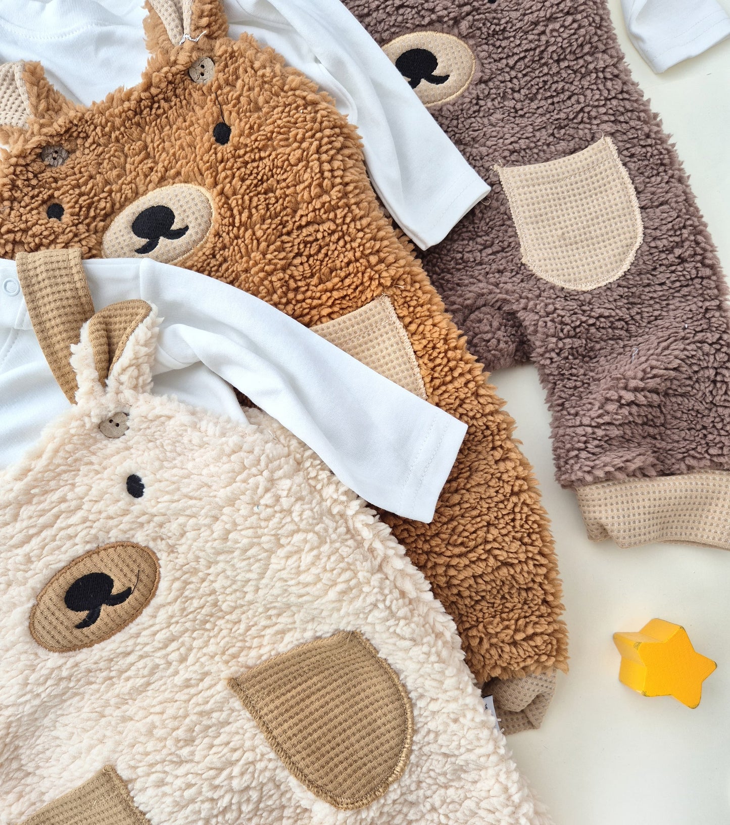 Bear Jumpsuit- 2 pcs