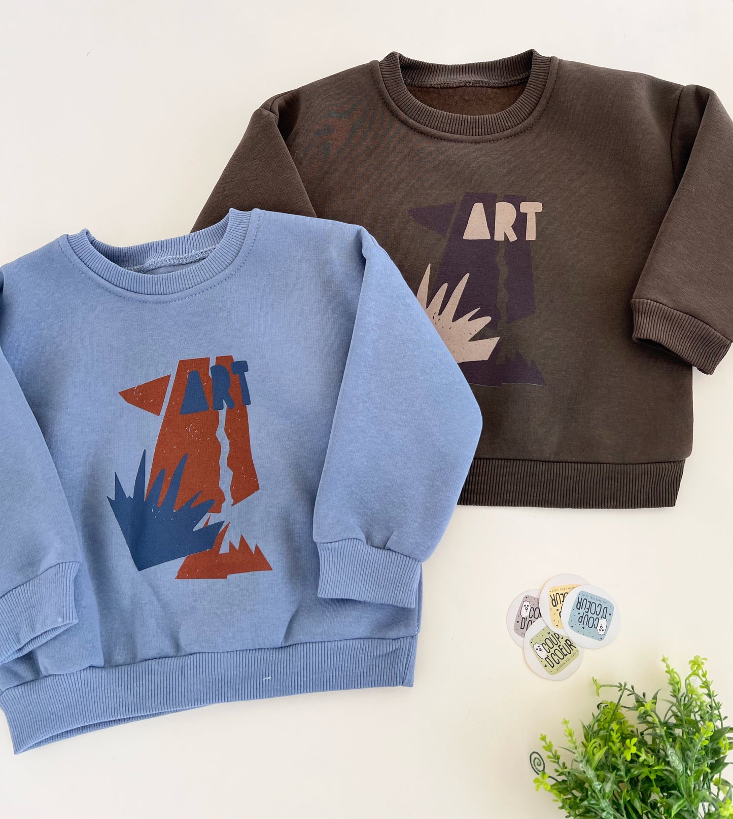 Art Sweater - Fleece Inside