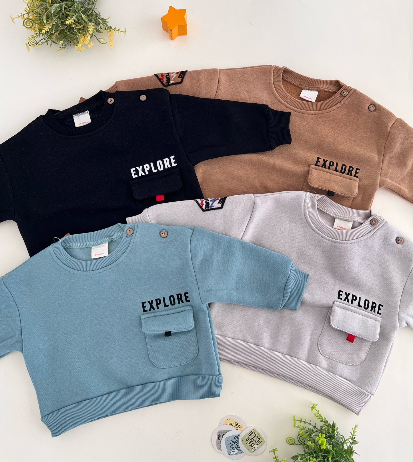 Explore Sweater - Fleece Inside