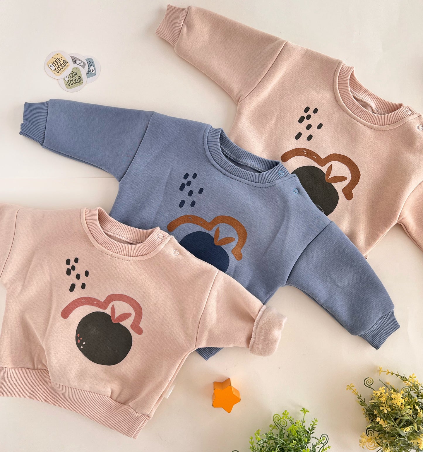 Fleece inside sweater