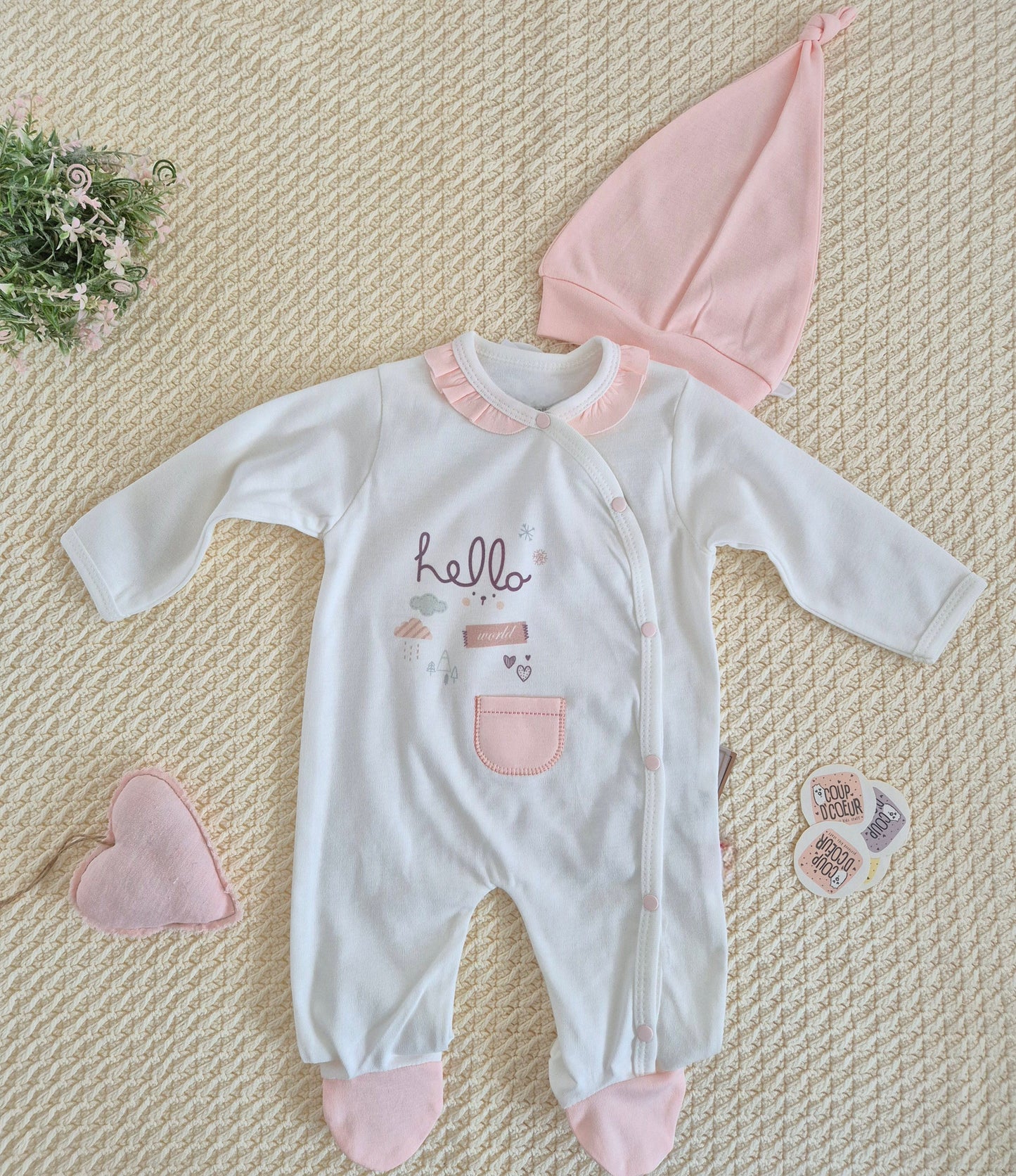 Hello overall- cotton