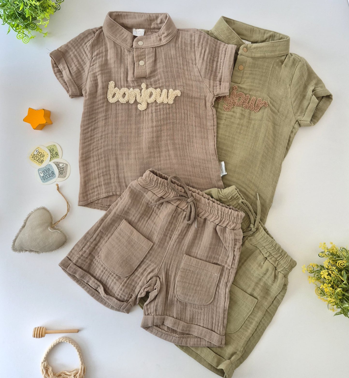 Bonjour Set- Muslin