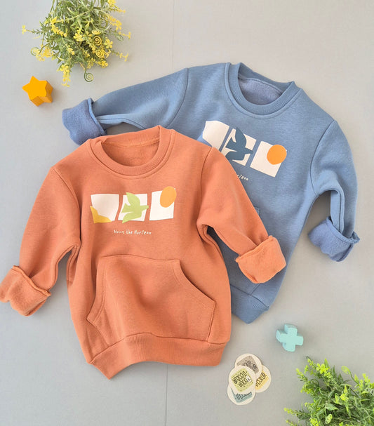 Above the horizon- fleece inside