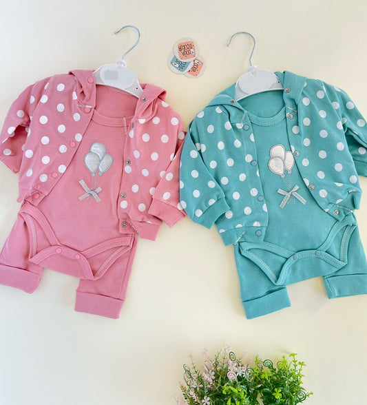 Polka set-3 pcs