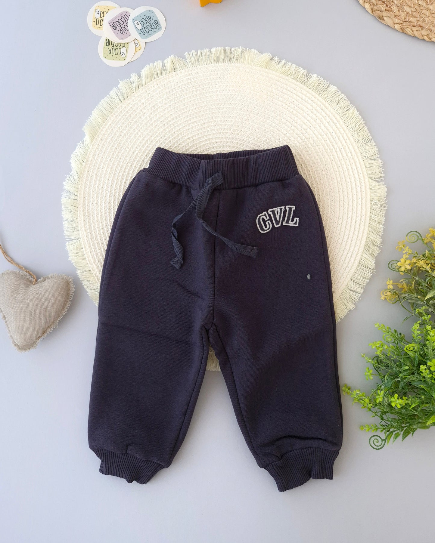 Sporty Fleece Jogger Anthracite