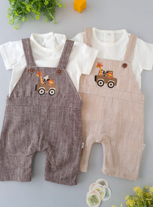 Safari Jumpsuit Set- 2 pcs