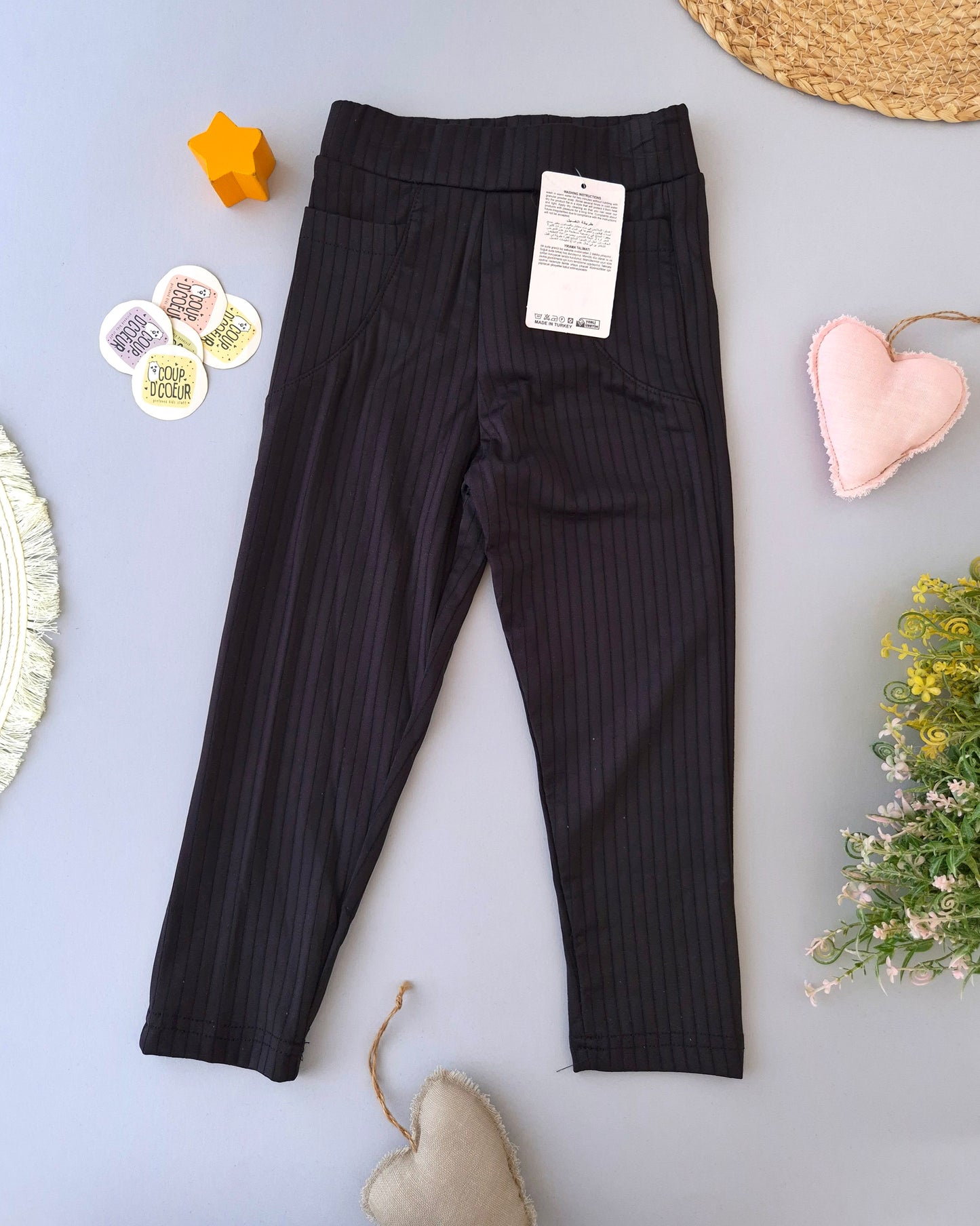 Ribbed Pocket Legging