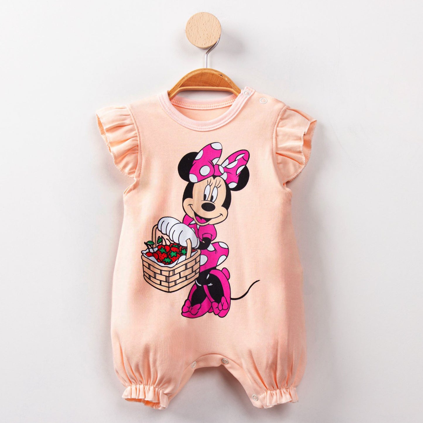 Minnie Romper- Salmon