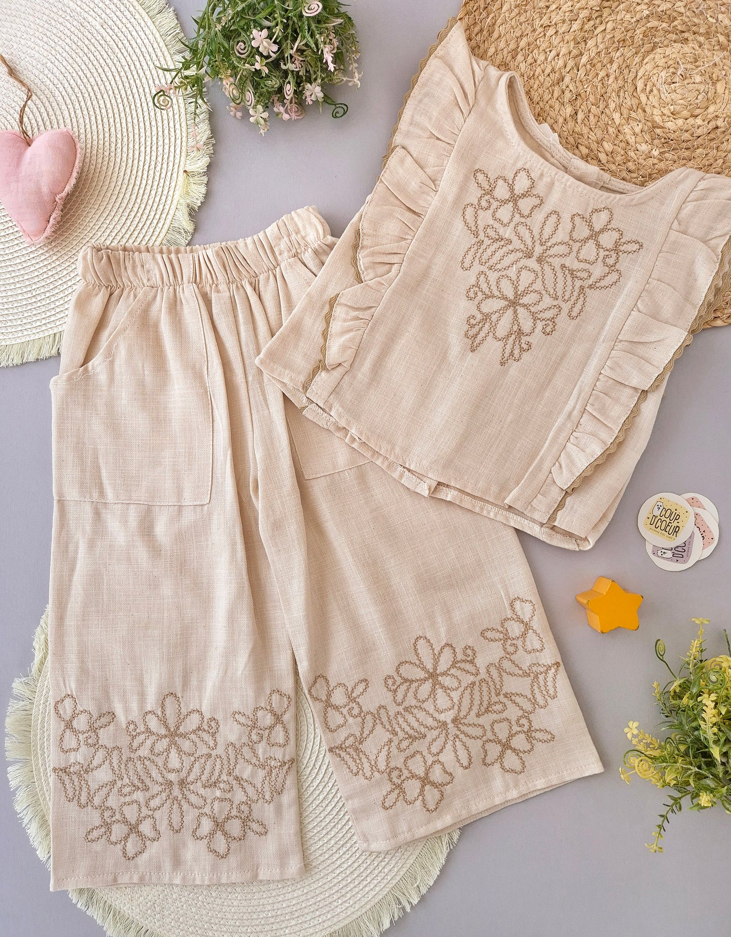 Boho Wide Leg Set