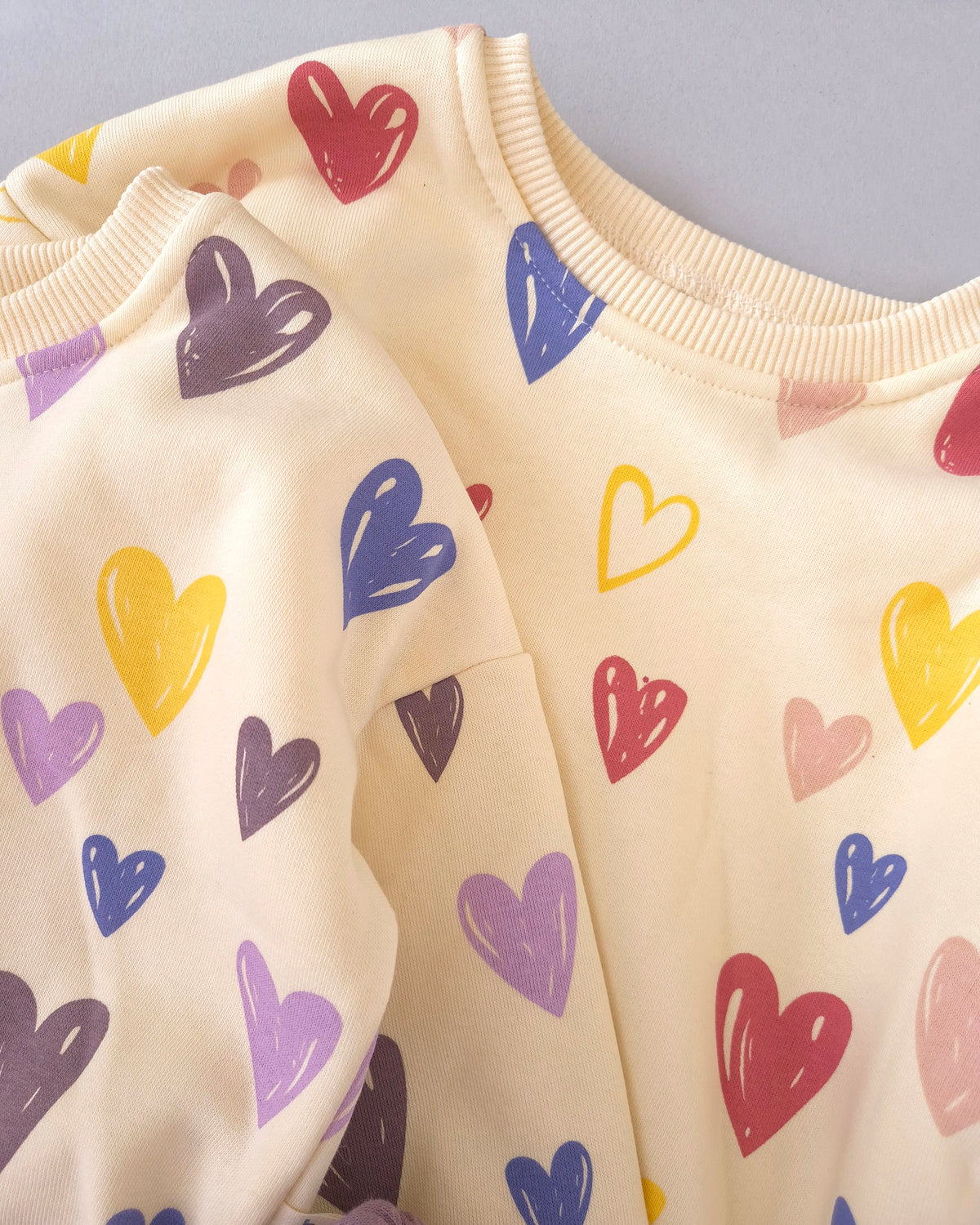 Hearts Parade Set - Fleece Inside