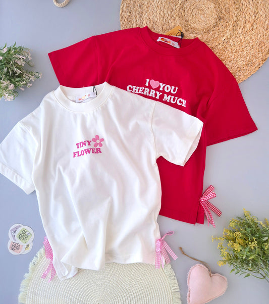 Bow Tshirt - oversized
