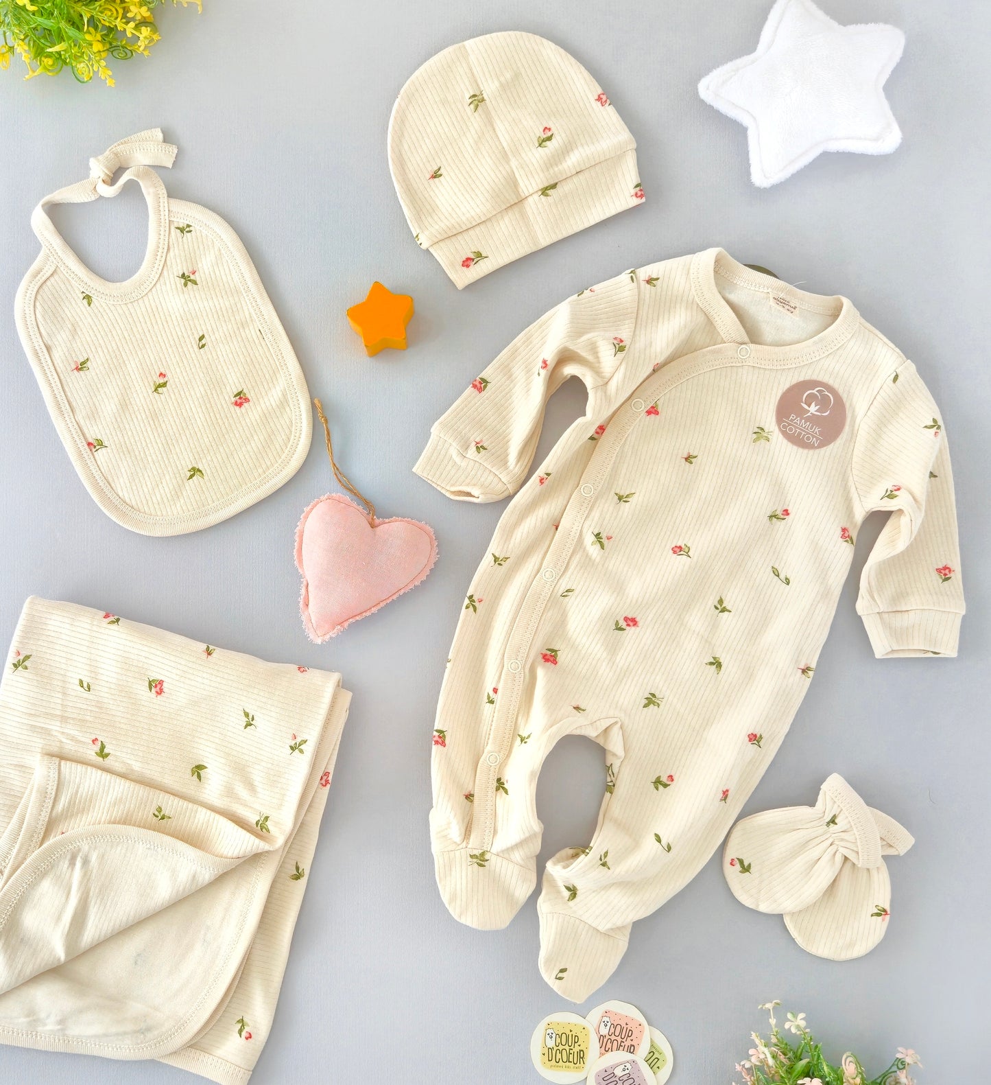 Petal Set- Cream 5 pcs