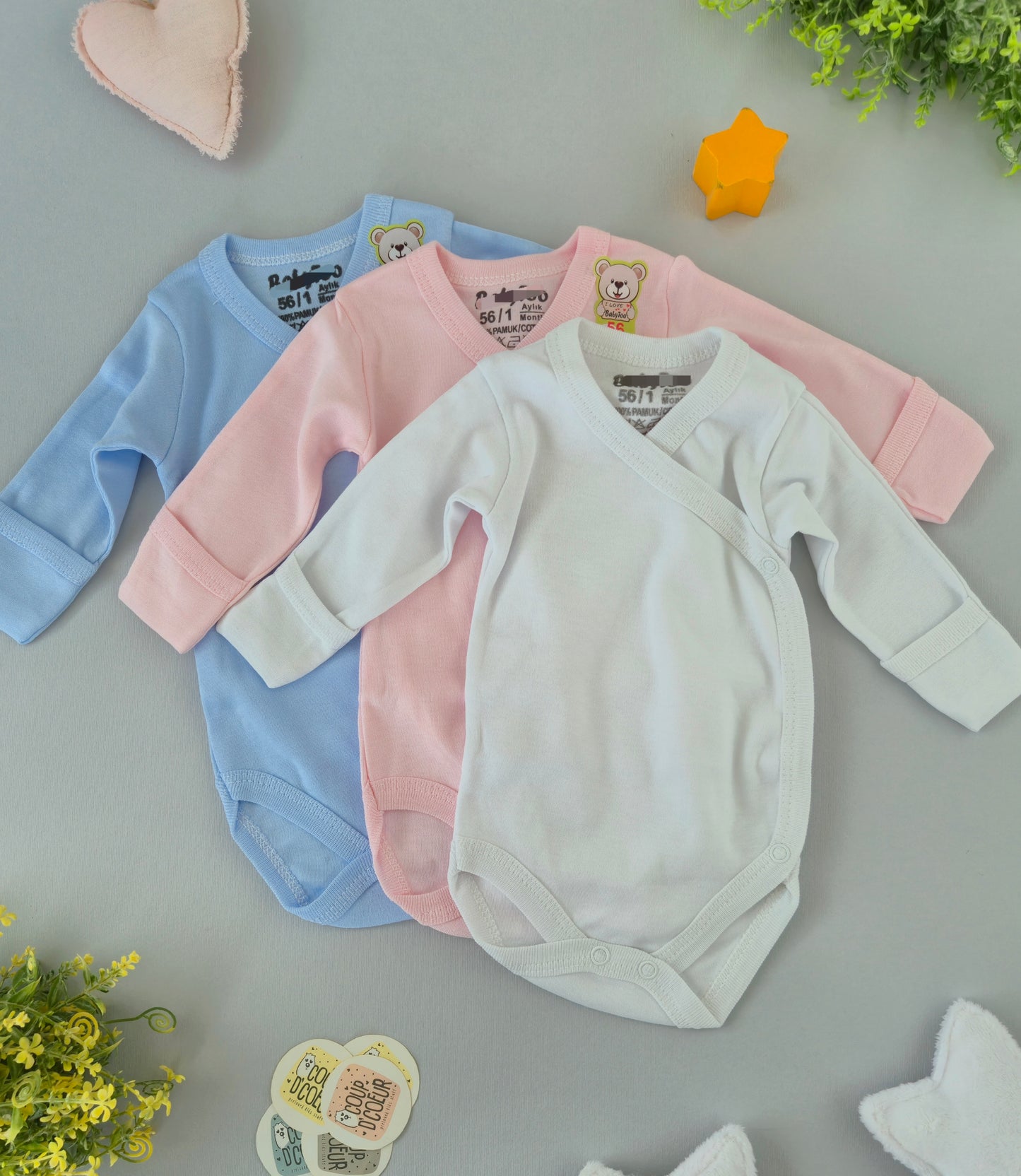 Kimono Cotton Bodysuit