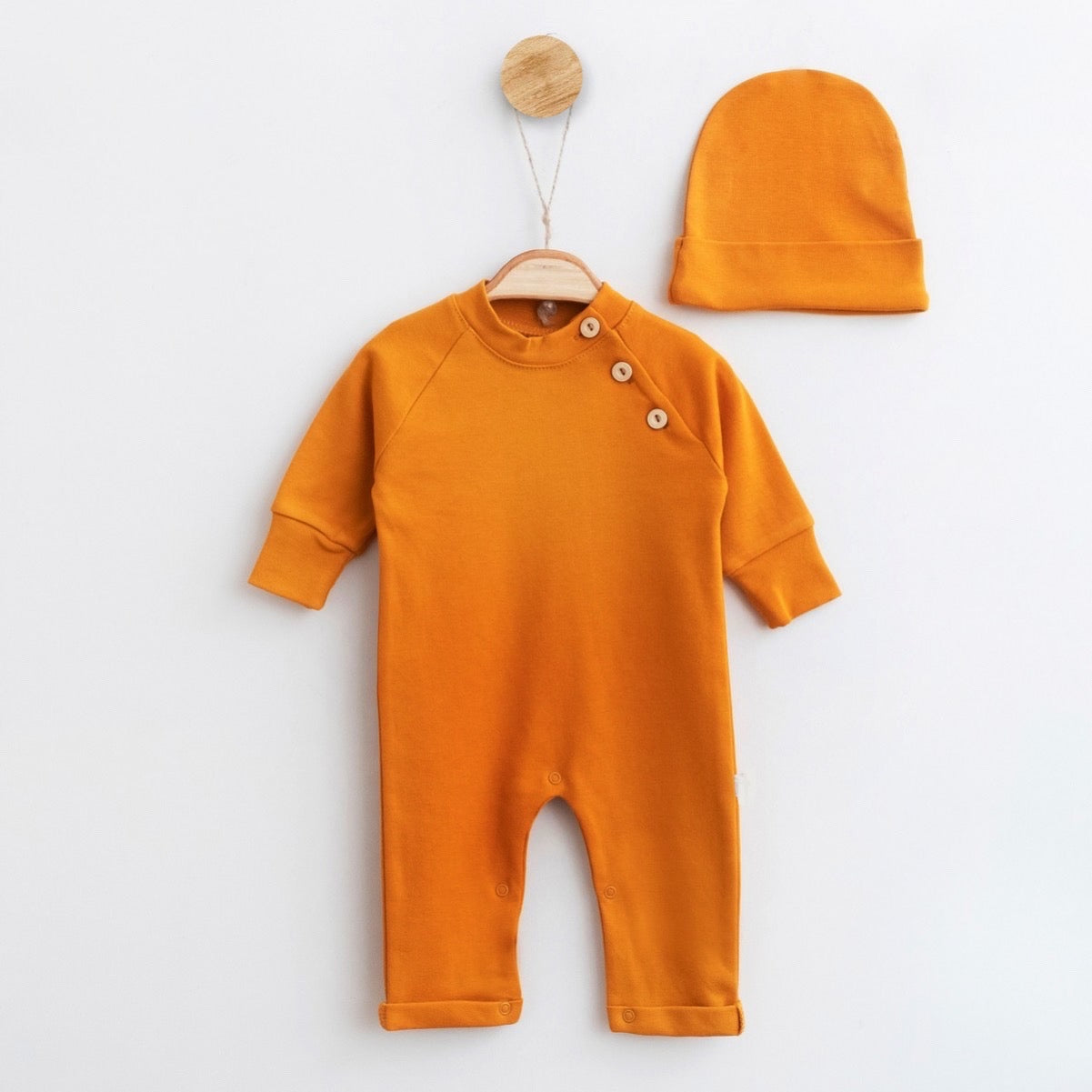 Cotton Overall- Orange