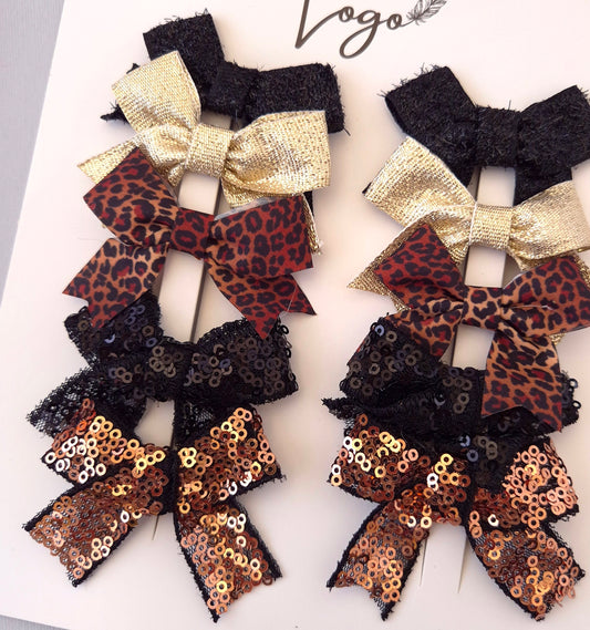 Leopard Hair Clip- price per 2 clips
