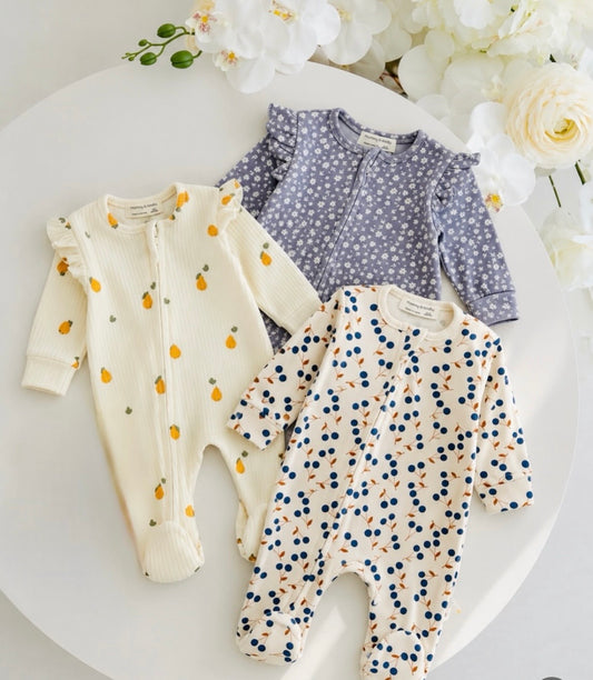 Fruit & Floral Overalls
