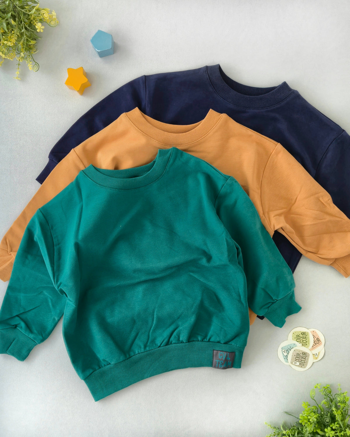 Plain sweater cotton