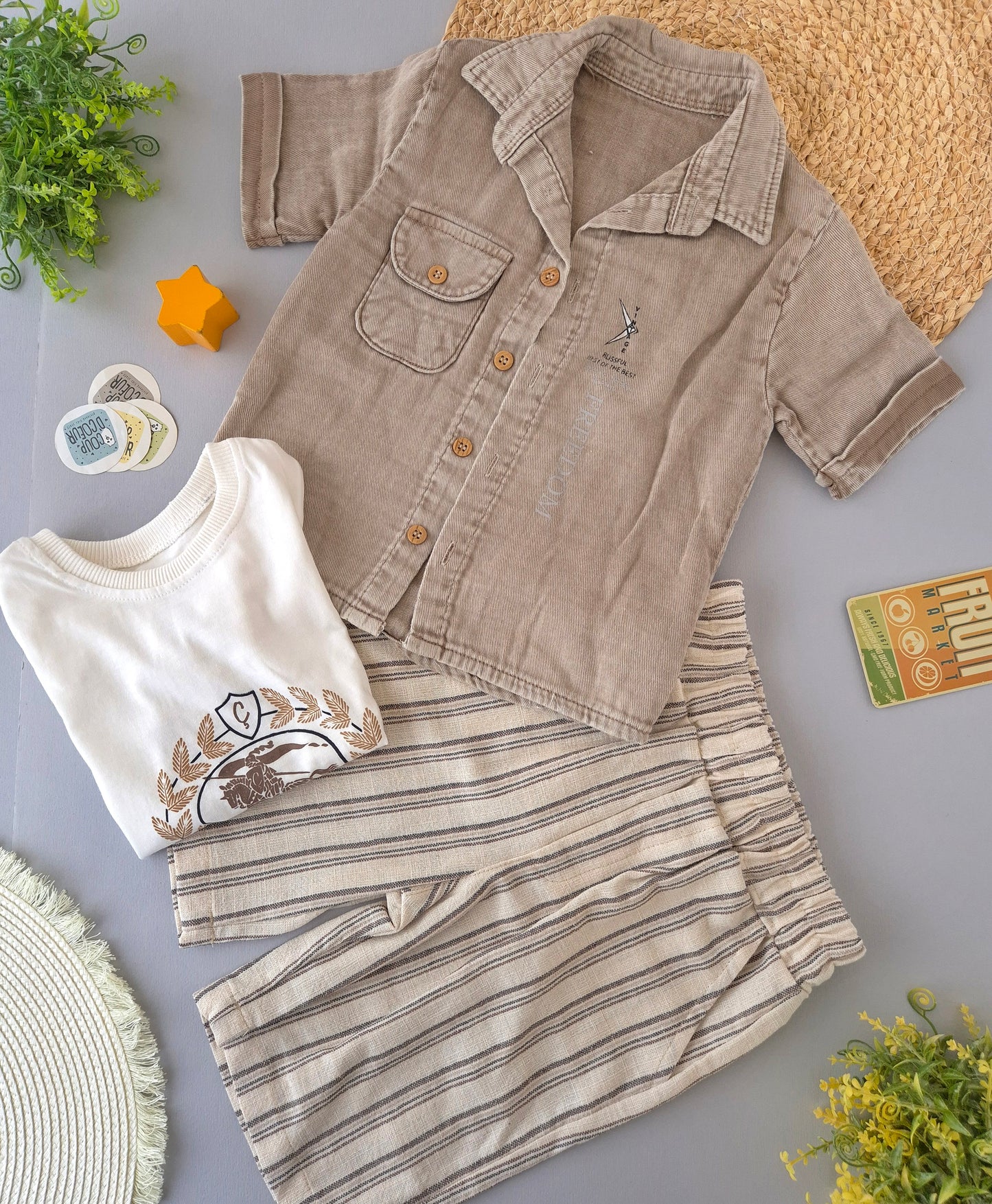 Urban Safari Set - khaki 3 pcs