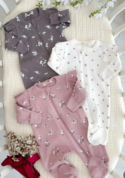 Petal Ribbed Overall