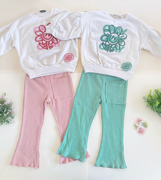 Cuteness Set - Cotton (Wide Legs)