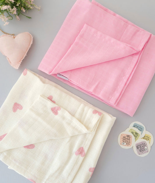 Muslin Cotton Blanket- pack of 2