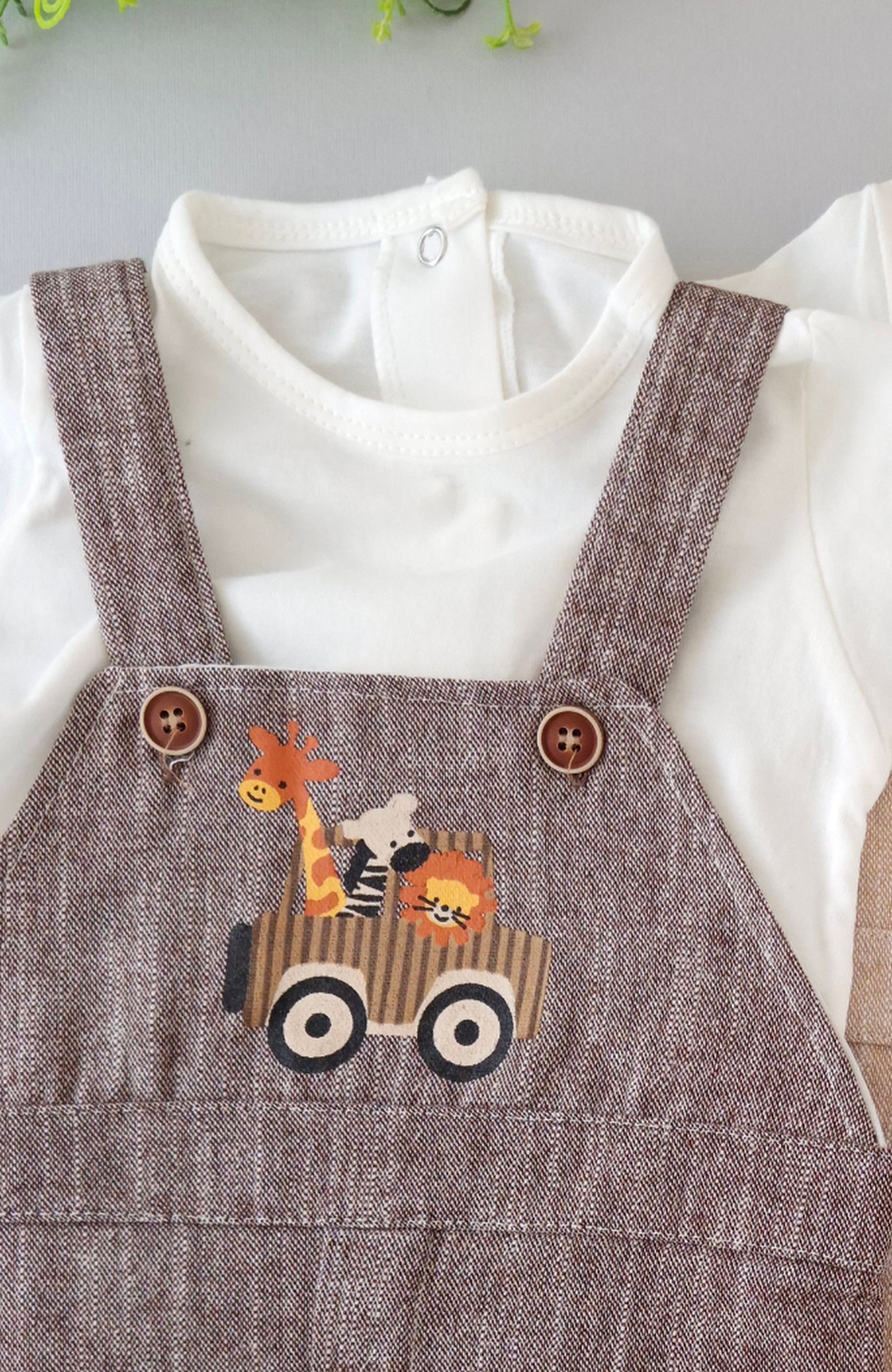 Safari Jumpsuit Set- 2 pcs