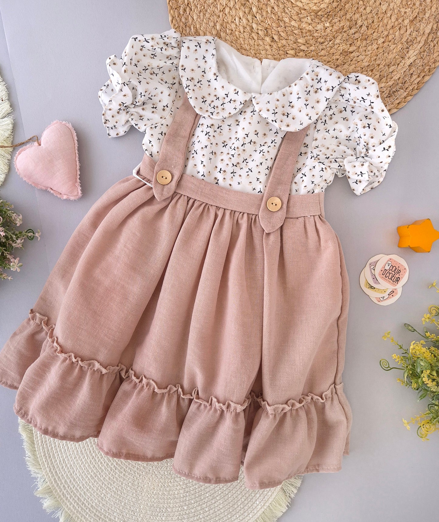 Dusty Rose Garden Dress