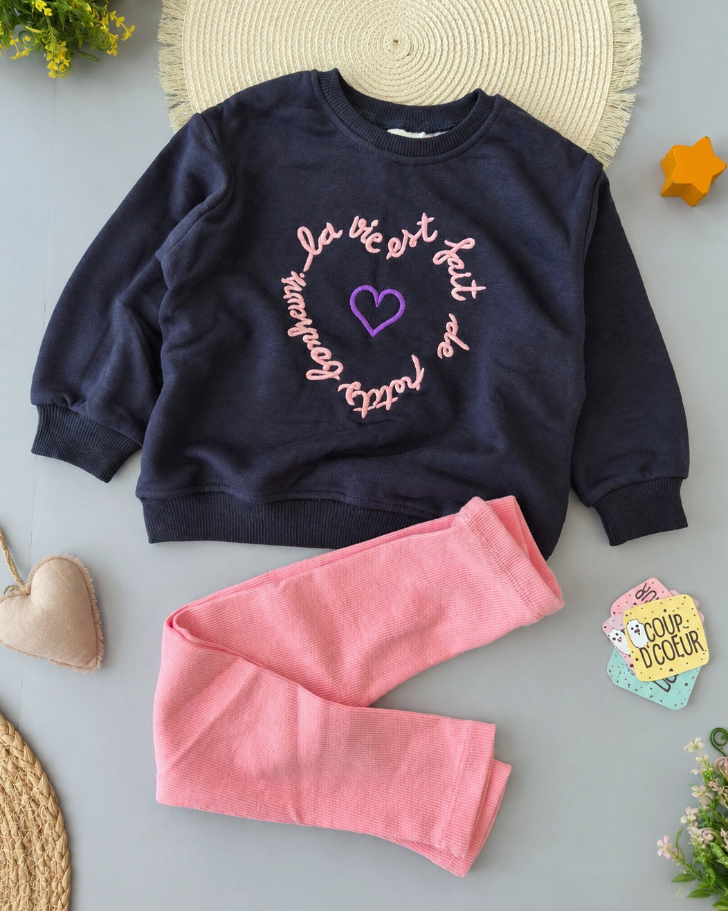 Petits Bonheurs Set- Cotton