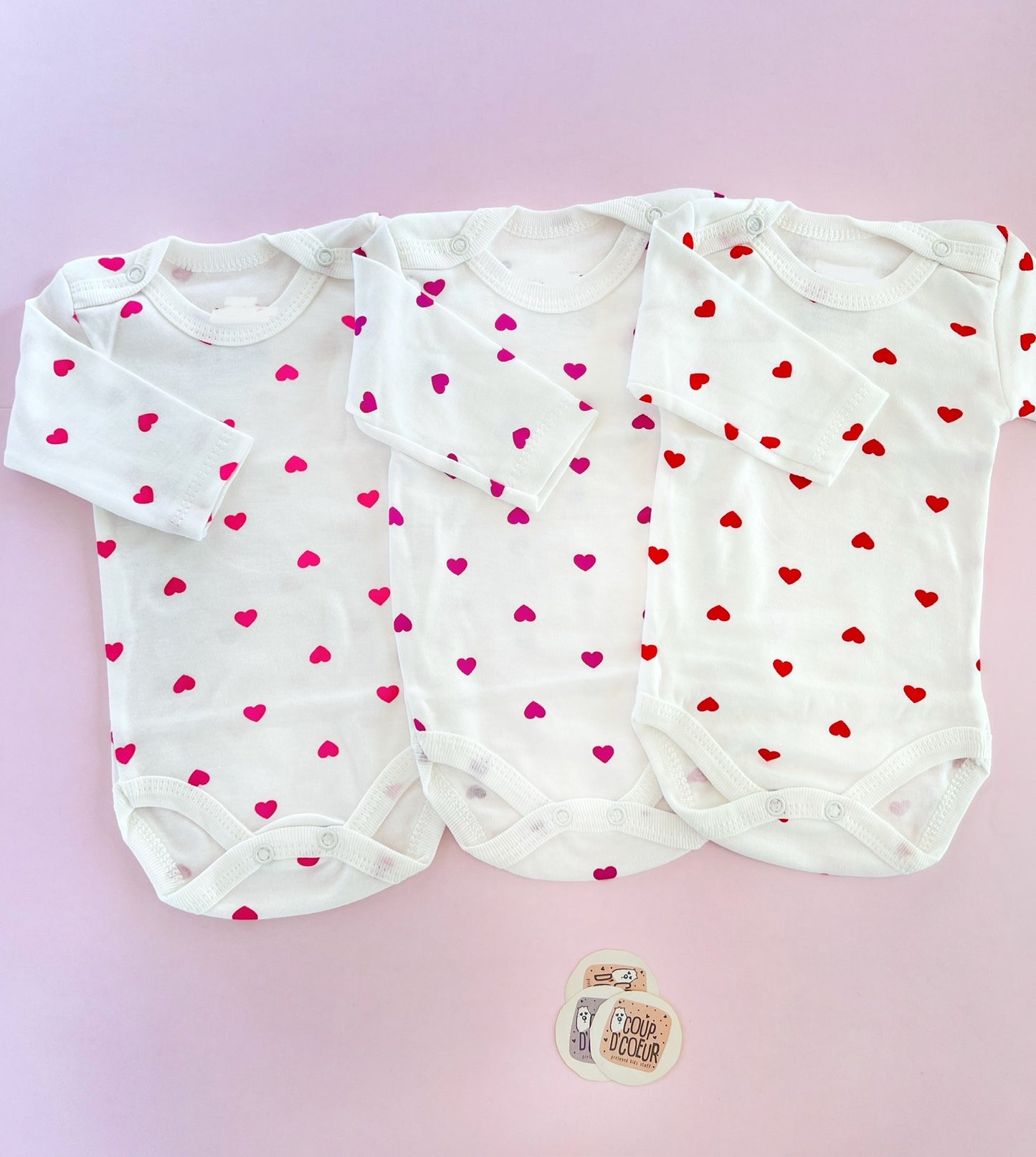 Hearts bodysuits-cotton