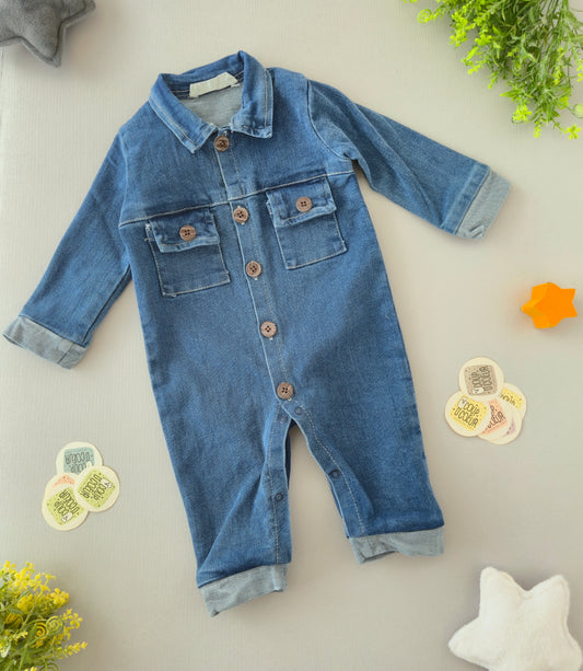Denim Overall- thick