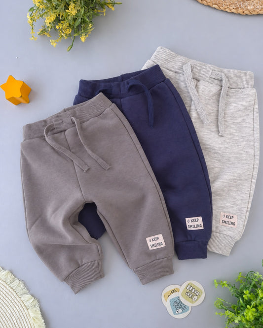Smiling Joggers - Fleece Inside