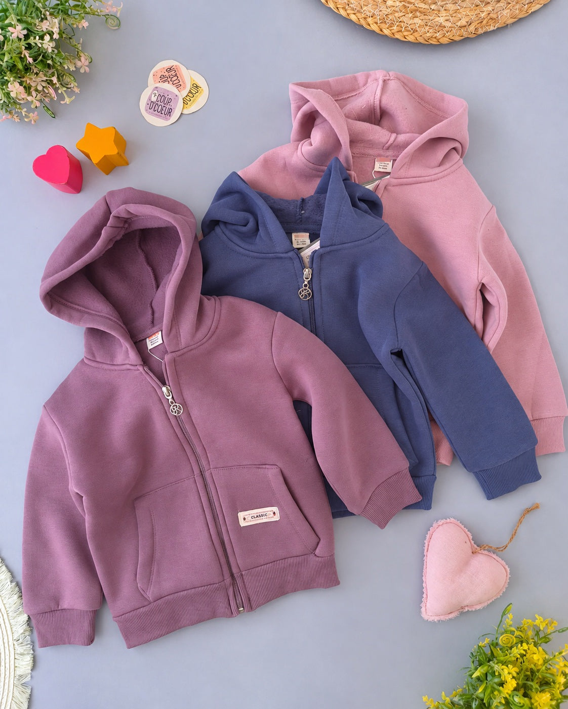 Classic Zip Hoodie - Fleece Inside