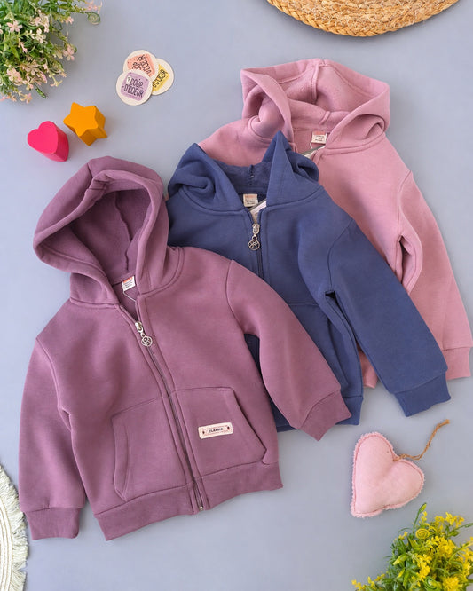 Classic Zip Hoodie - Fleece Inside