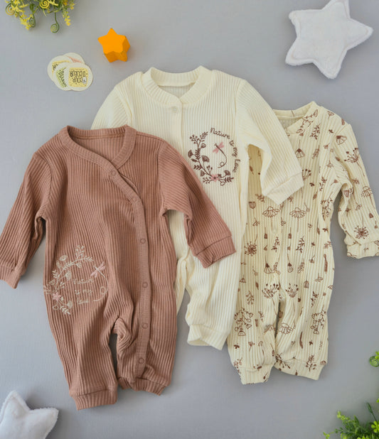 Nature Overall-cotton open legs