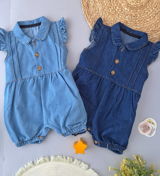 Vintage Denim Romper